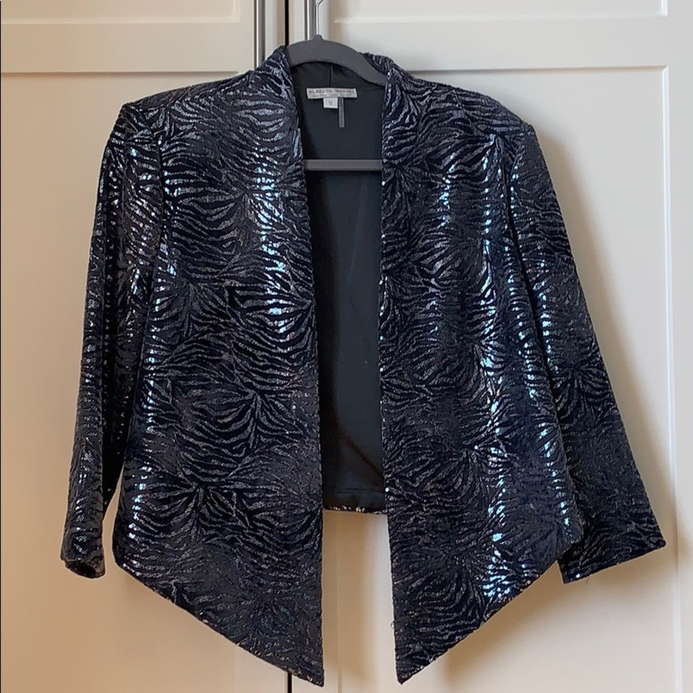 Evening sequined jacket